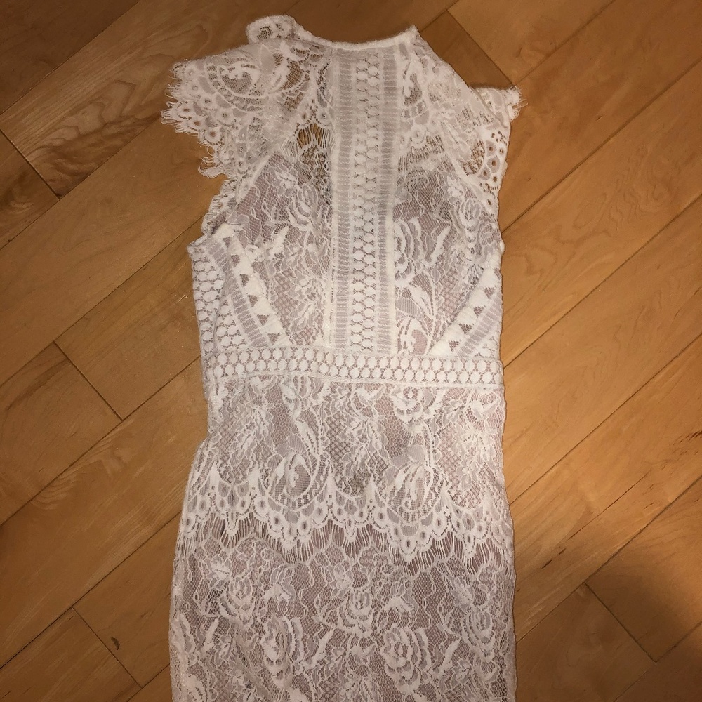 White Laced Dress